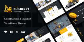 Builderry建筑公司案例展示网站WordPress主题