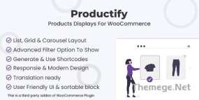 Productify(v1.1.3)产品展示布局构建器WooCommerce插件