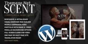 Scent模特公司和模特摄影机构WordPress主题