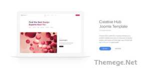 Creative Hub 4.2.11 Yootheme设计机构作品集Joomla模板+演示数据包