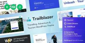 Trailblazer探险漂流旅游中心网站WordPress主题