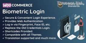 WooCommerce Biometric Login指纹登录和刷脸登录插件v1.0.3