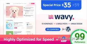 Wavy轻量级高性能博客网站WordPress主题V1.8.5