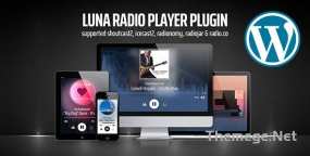 Luna Radio Player 6.24.1 HTML5实时电台播放器WordPress插件
