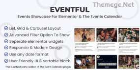 Eventful日历活动展示Elementor扩展组件
