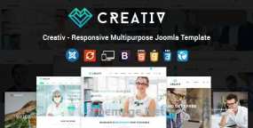 Creativ 2.0 畅销款Joomla多用途响应式企业建站模板