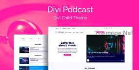 Divi Podcast破解版V1.1.8 Divi播客网站子主题