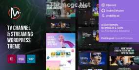 MediaFlex WordPress主题_电视频道&影视点播平台模板