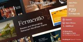 Fermentio(v1.2.1)啤酒厂和葡萄酒餐厅WordPress主题