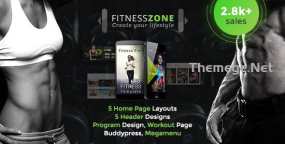 Fitness Zone瑜伽健身房网站Wordpress主题V5.7