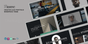 Mestc多层次动感设计作品展WordPress主题V1.0.3