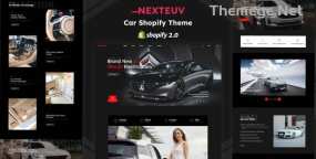 NextEuv电动汽车经销商网站Shopify主题