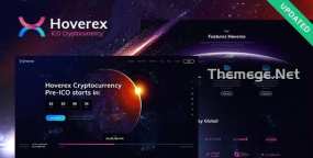 Hoverex(v1.5.11)加密货币ICO和金融博客WordPress主题