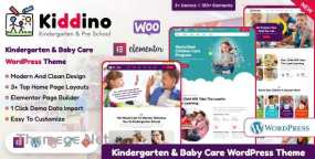 Kiddino(V1.2.4) 幼儿园网站模板WordPress主题