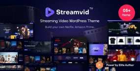 StreamVid汉化版v6.5.0_WordPress流媒体视频点播主题
