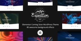 Expedition即将推出/即将上线落地页WordPress主题V4.0.1
