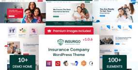 Insurigo含10首页保险公司和金融贷款公司WP网站模板V1.0.6