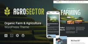 Agrosector富硒水稻和生态农产品加工企业WP网站模板V1.5.2