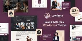 Lawfinity律师事务所WordPress主题V1.1