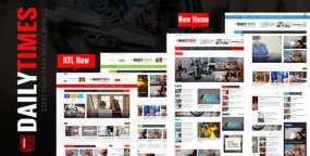 DailyTimes响应式Joomla新闻和杂志网模板V5.0.2