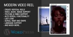 Modern Video Reel音视频和图片卷轴构建器WordPress插件
