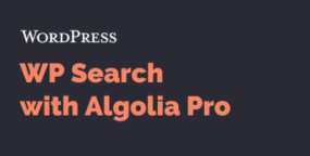 WP Search with Algolia Pro企业级产品即时搜索WP插件
