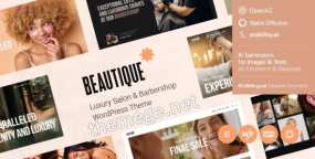 Beautique破解版V1.5 | 豪华美发沙龙和理发店WordPress主题