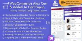 WooCommerce Ajax Cart & Added To Cart Popup完整版v1.6.6