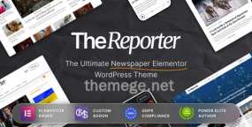 The Reporter(v1.2.1)本地报社和杂志社网站WordPress主题