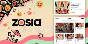 Zosia(v1.2.4)时尚达人/健身博主博客网站模板WordPress主题