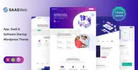 Saasweb软件开发服务平台网站WordPress主题v2.9