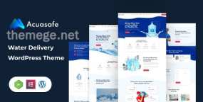 Acuasafe(v1.0.3)桶装水配送公司网站WordPress主题