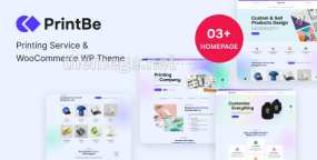 PrintBe(v1.0.15)印刷厂和打印店网站模板WordPress主题