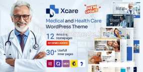 Xcare汉化版v6.6_健康医疗网站WordPress主题