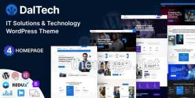 Daltech(v1.1)初创科技公司IT企业网站模板WordPress主题