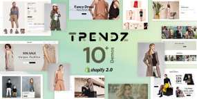 Trendz含10首页服装销售平台SHopify主题V1.2.0