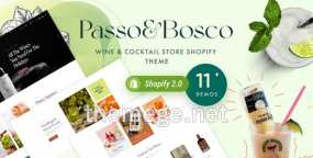 PassoBosco葡萄酒销售网站模板Shopify主题V2.0