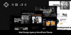 Ogency网页设计公司网站模板WordPress主题