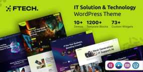 Ftech互联网科技公司IT企业网WordPress主题V1.0.2
