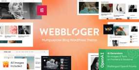 Webbloger潮人时尚达人博客网WordPress主题
