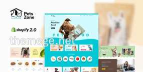Petszone猫粮狗粮宠物用品销售模板Shopify主题