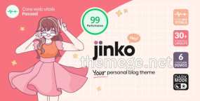 Jinko高分个人博客网站模板WordPress主题v1.1.4
