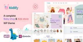 Kidify(v1.2.2)童装和婴幼儿用品销售模板WordPress主题