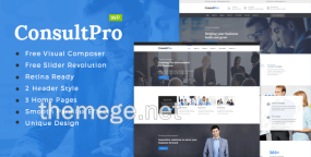 ConsultPro商业培训和咨询服务网WordPress主题v3.0