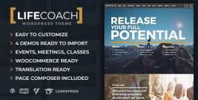 Life Coach心理健康辅导网WordPress主题V3.0