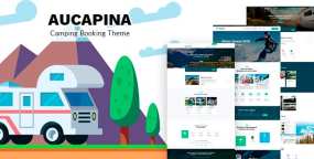 Aucapina房车租赁和露营滑雪租赁网WordPress主题v5.11