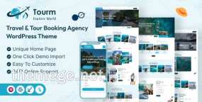 Tourm(v2.2.1)在线旅游预订网站模板WordPress主题