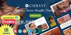 Cadiant珠宝首饰销售网站模板Shopify主题v1.2