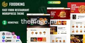 Foodking汉堡快餐店网站WordPress主题V1.1