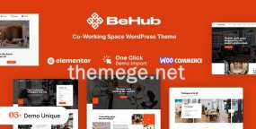 BeHub(v1.2.0)联合办公&办公室租赁网模板WordPress主题